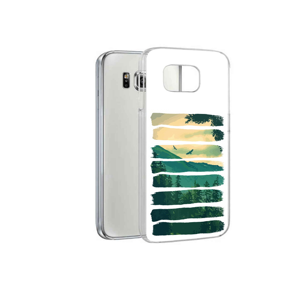 

Чехол MyPads Tocco для Samsung Galaxy S6 Лесная чаща (PT12300.506.107), Прозрачный, Tocco
