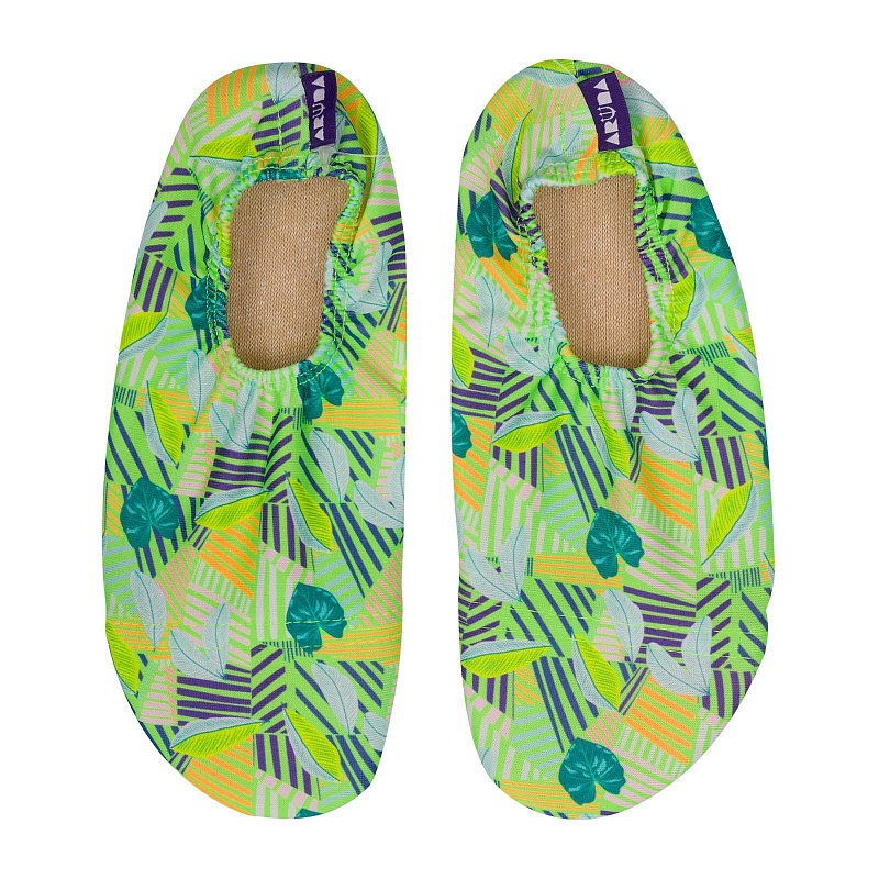 фото Обувь для бассейна aruna чешки, для девочек, размер 30-32, тропики, 1 пара