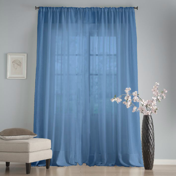 

Тюль Глубокое озеро Т-ОД-Л-1 600x250 см синяя, Т-ОД-Л-1