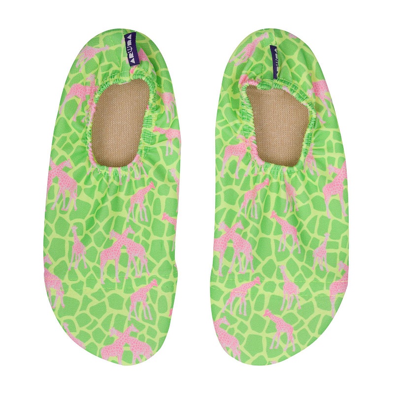 

Обувь для бассейна Aruna чешки, для девочек, размер 21-23, жираф розовый, 1 пара, Разноцветный