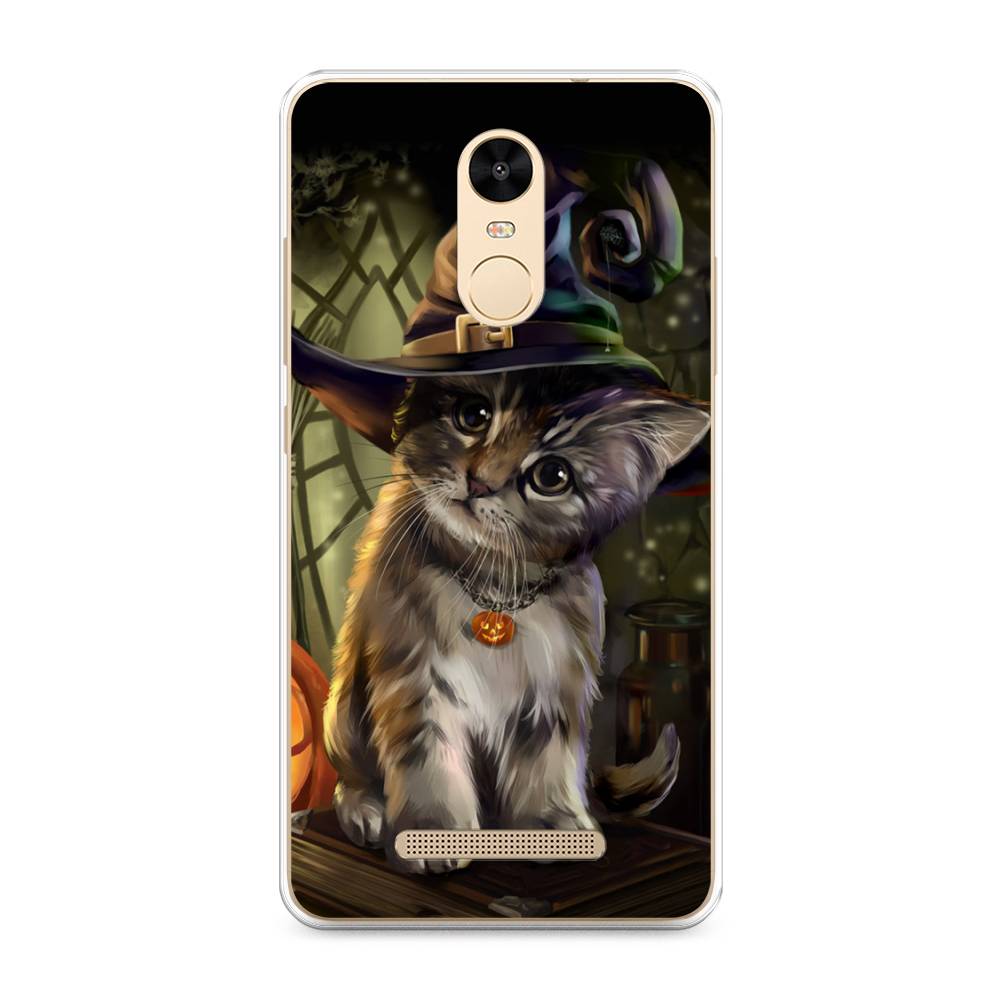 

Чехол Awog на Xiaomi Redmi Note 3/Note 3 Pro "Кот на Хэллоуин", Разноцветный, 31750-2