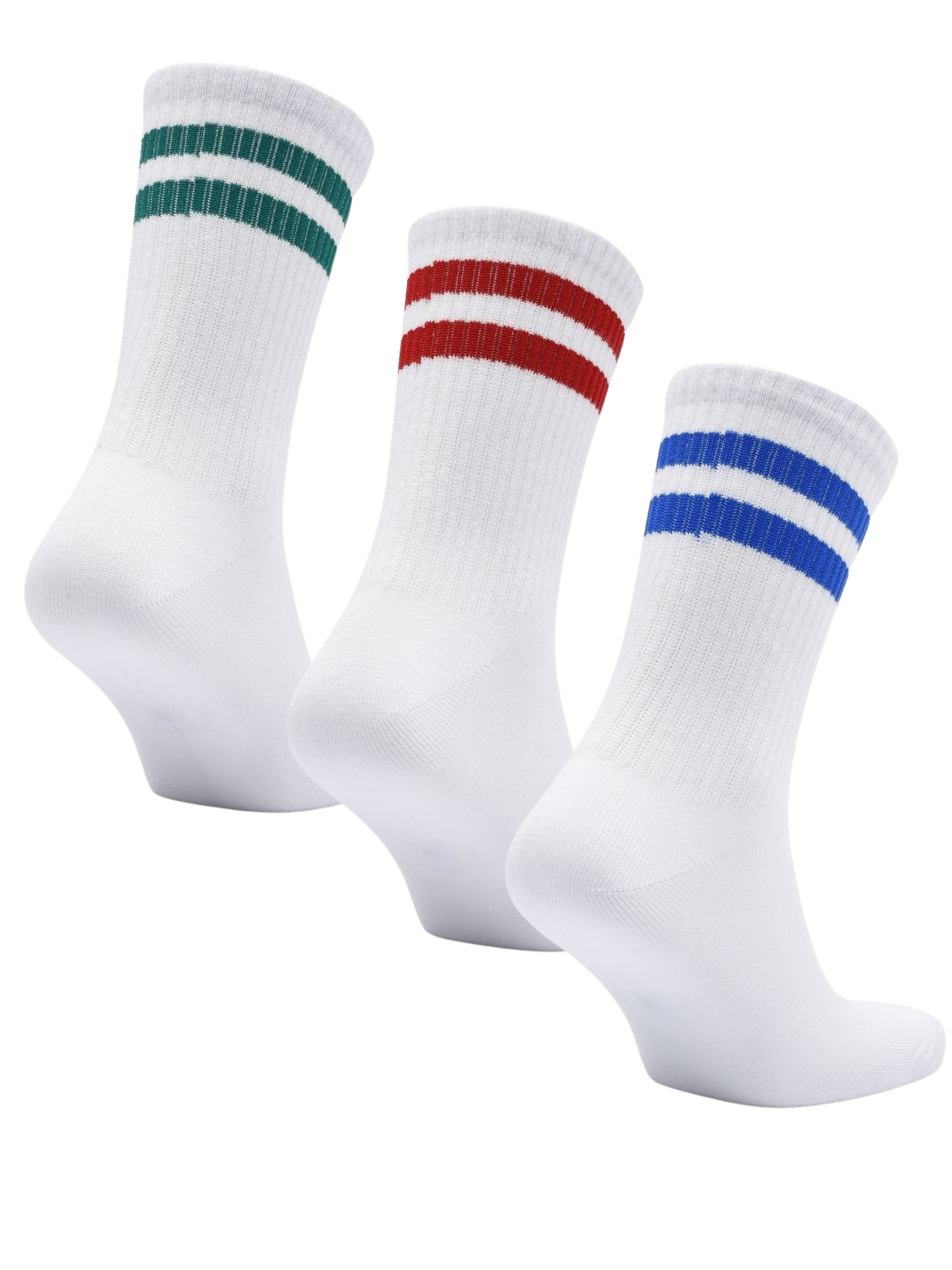 Набор Dzen and Smile носки для мужчин, васильковые, красные, зелёные, 43-45, 3 пары