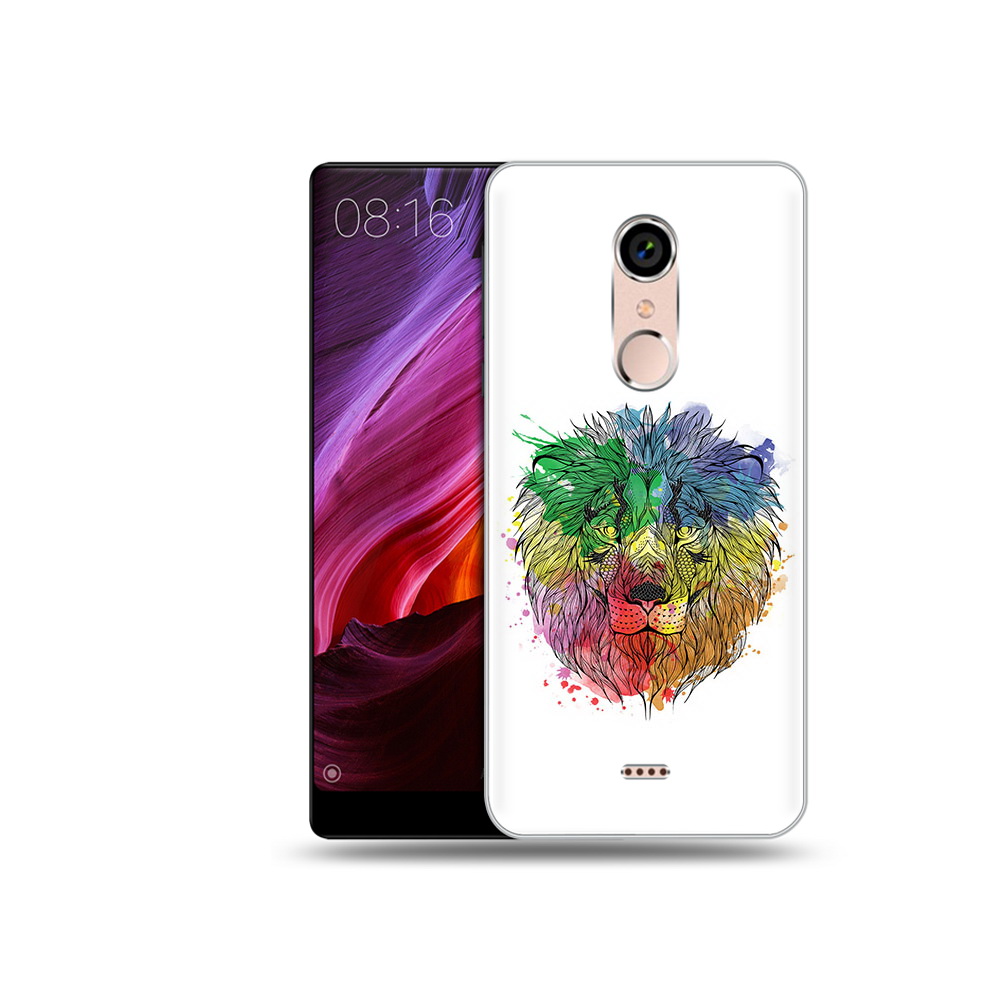 

Чехол MyPads Tocco для BQ 5050 Strike разноцветный гордый лев, Прозрачный, Tocco