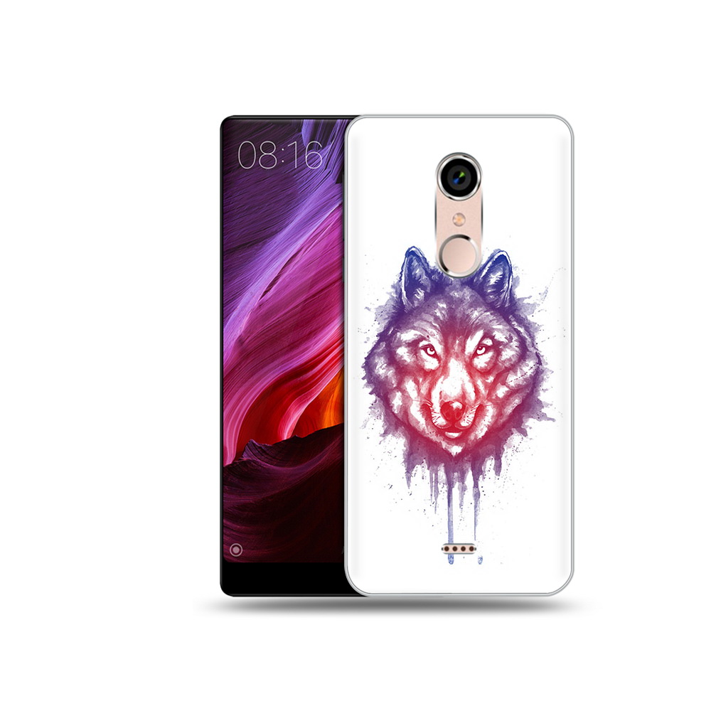 

Чехол MyPads Tocco для BQ 5050 Strike пушистый волк, Прозрачный, Tocco