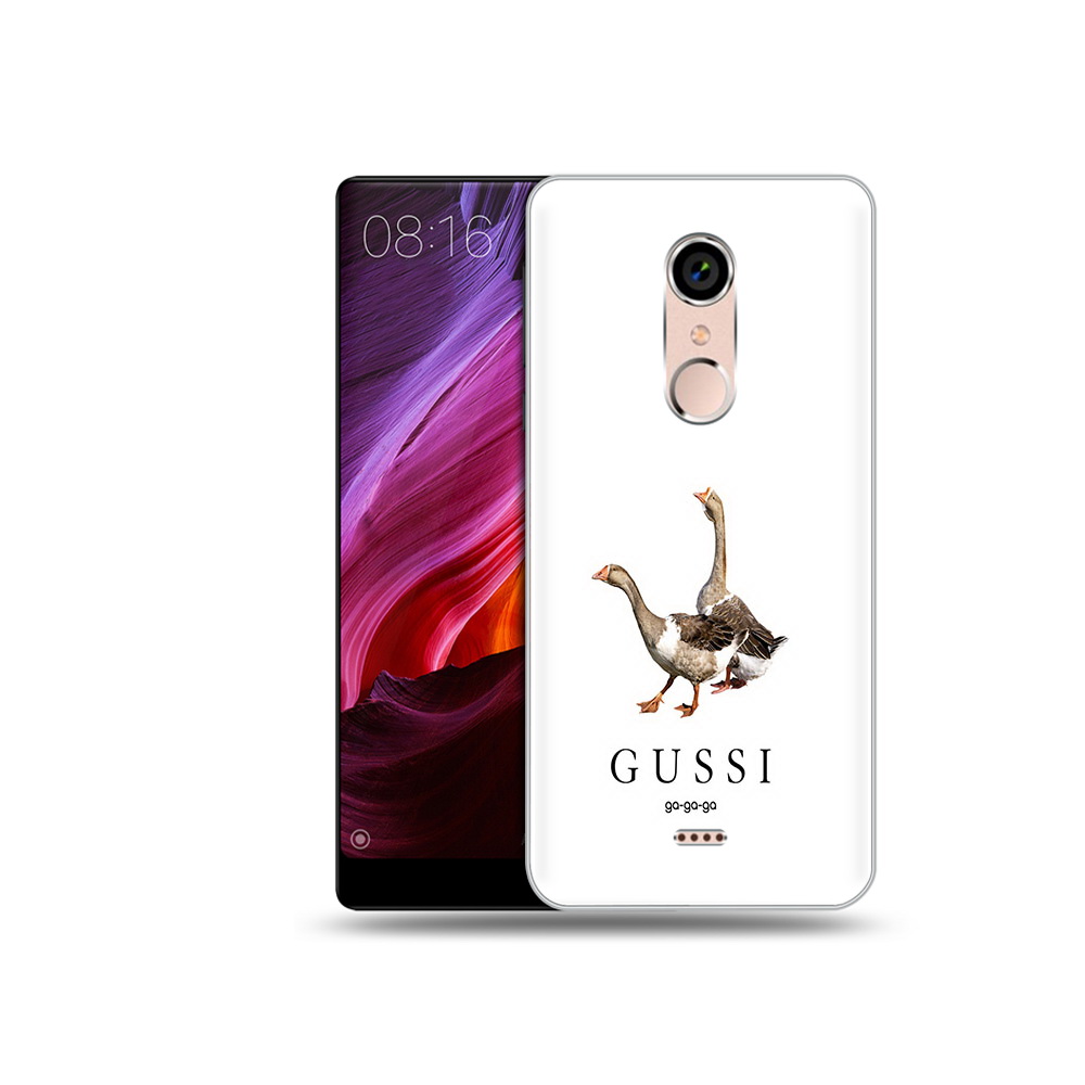 

Чехол MyPads Tocco для BQ 5050 Strike Гусси бренд, Прозрачный, Tocco