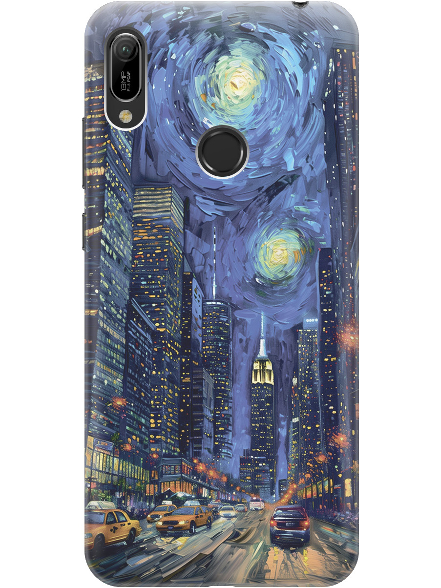 

Чехол на Honor 8A/8A Pro, Huawei Y6 (2019)/Y6 Prime (2019) 782469, Прозрачный;синий;черный, 720668310