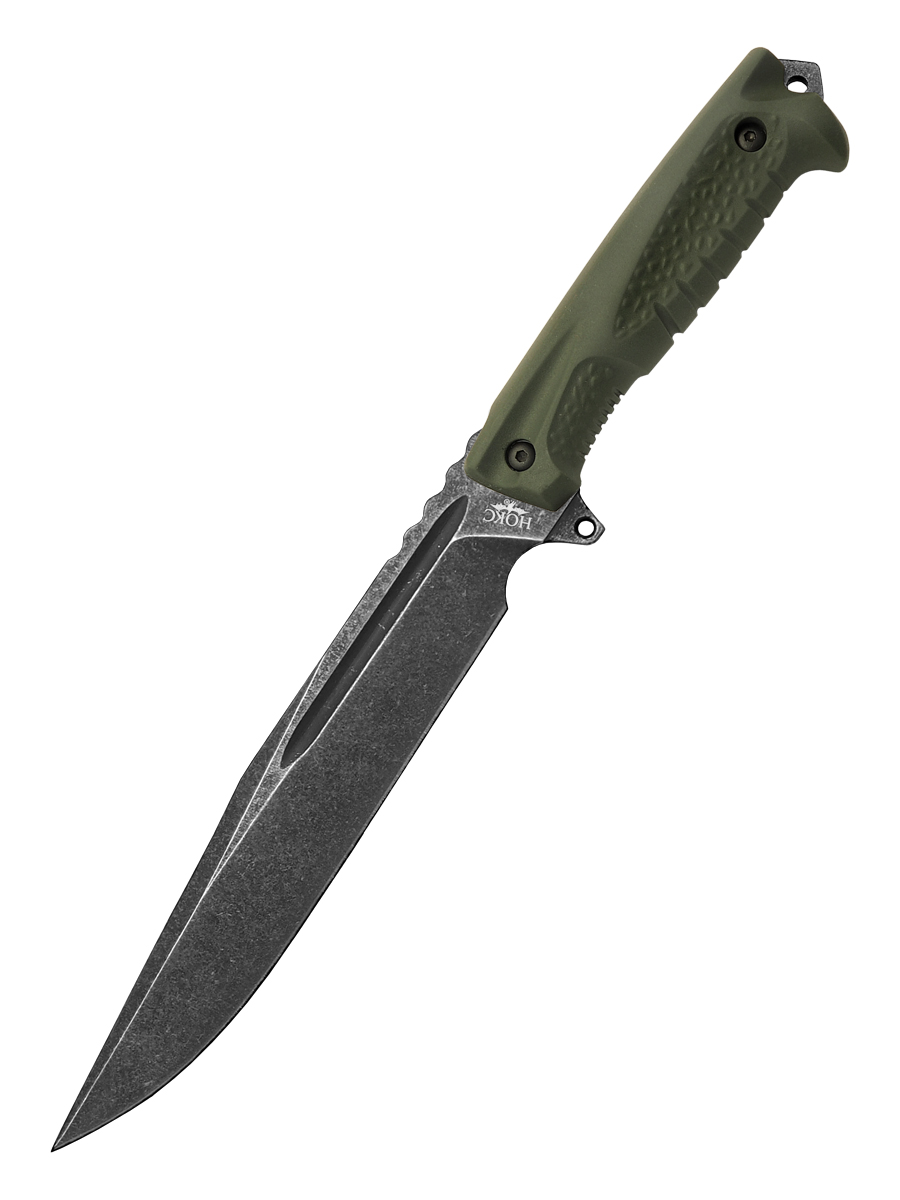 Нож выживания; охотничий нож; тактический нож; туристический нож Нокс Атлант-3, черный