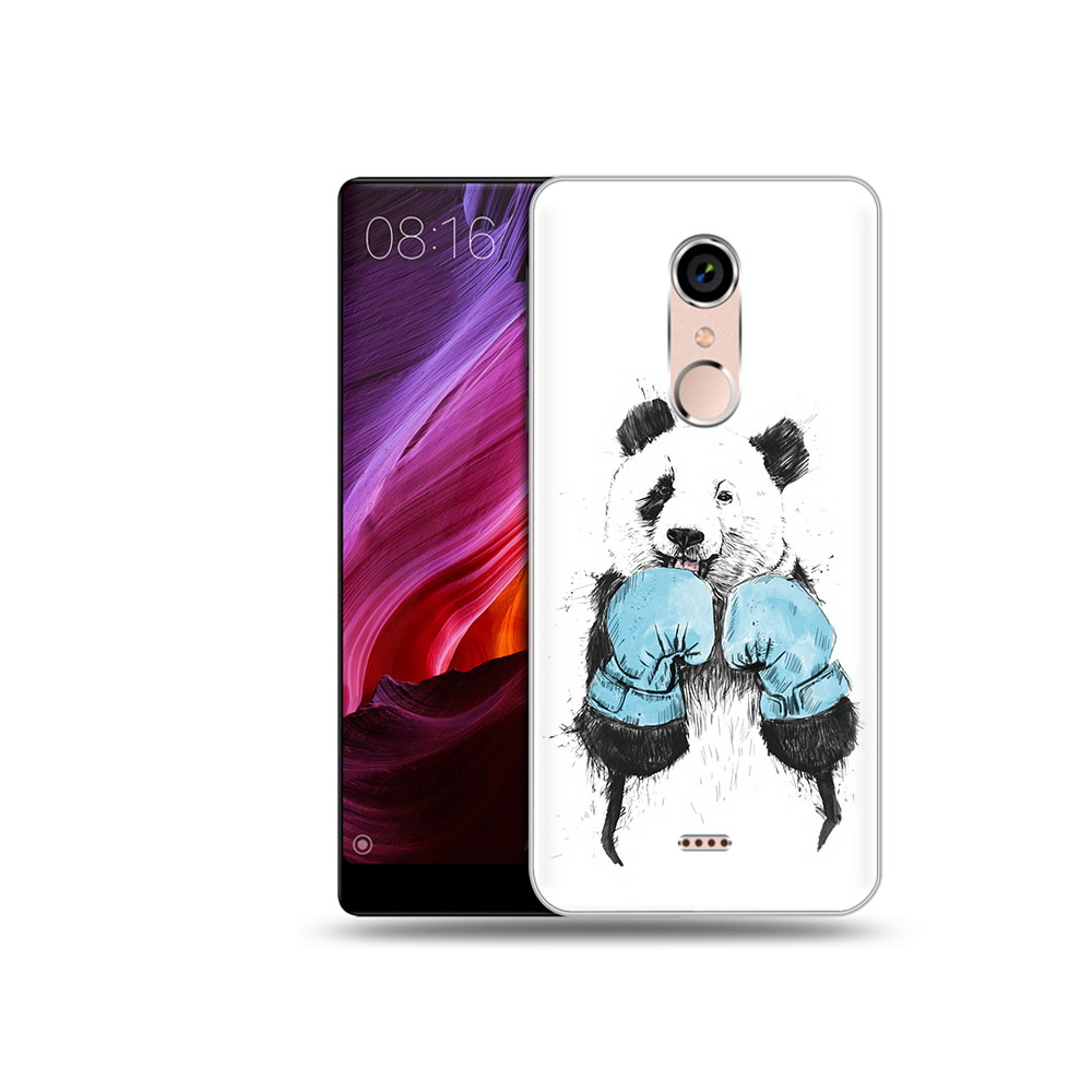 

Чехол MyPads Tocco для BQ 5050 Strike панда боксер, Прозрачный, Tocco