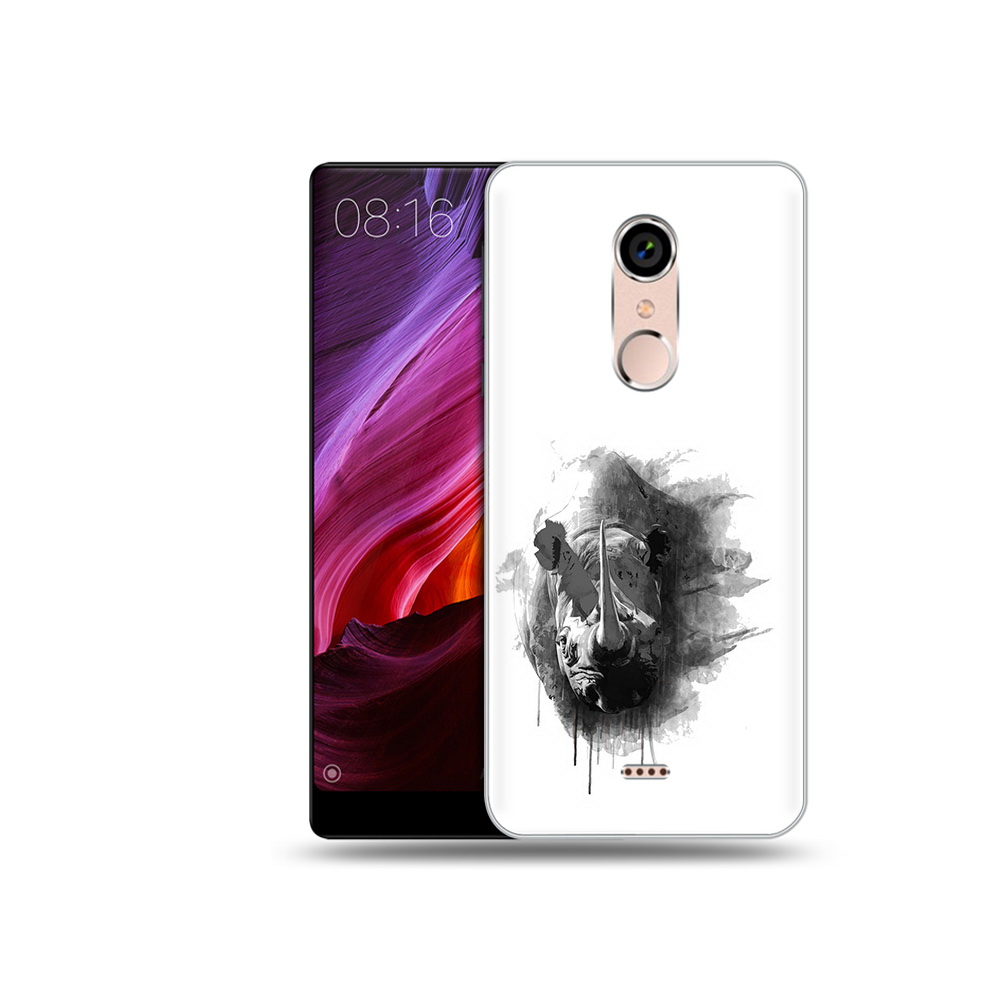 

Чехол MyPads Tocco для BQ 5050 Strike носорог, Прозрачный, Tocco