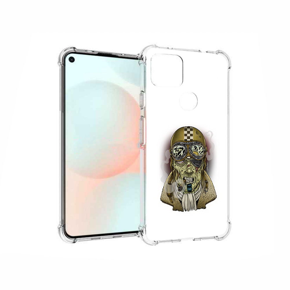 

Чехол MyPads Tocco для Google Pixel 5A военный зомби, Прозрачный, Tocco
