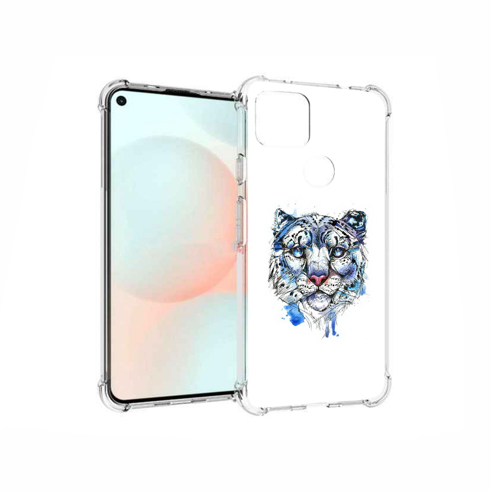 

Чехол MyPads Tocco для Google Pixel 5A водяной тигр, Прозрачный, Tocco