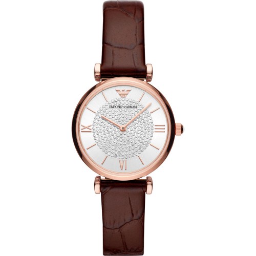 

Наручные часы женские Emporio Armani AR11269 коричневые, AR11269
