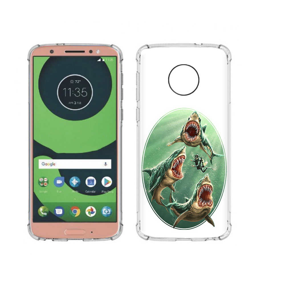 

Чехол MyPads Tocco для Motorola Moto G6 синяя бездна (PT99805.376.600), Прозрачный, Tocco