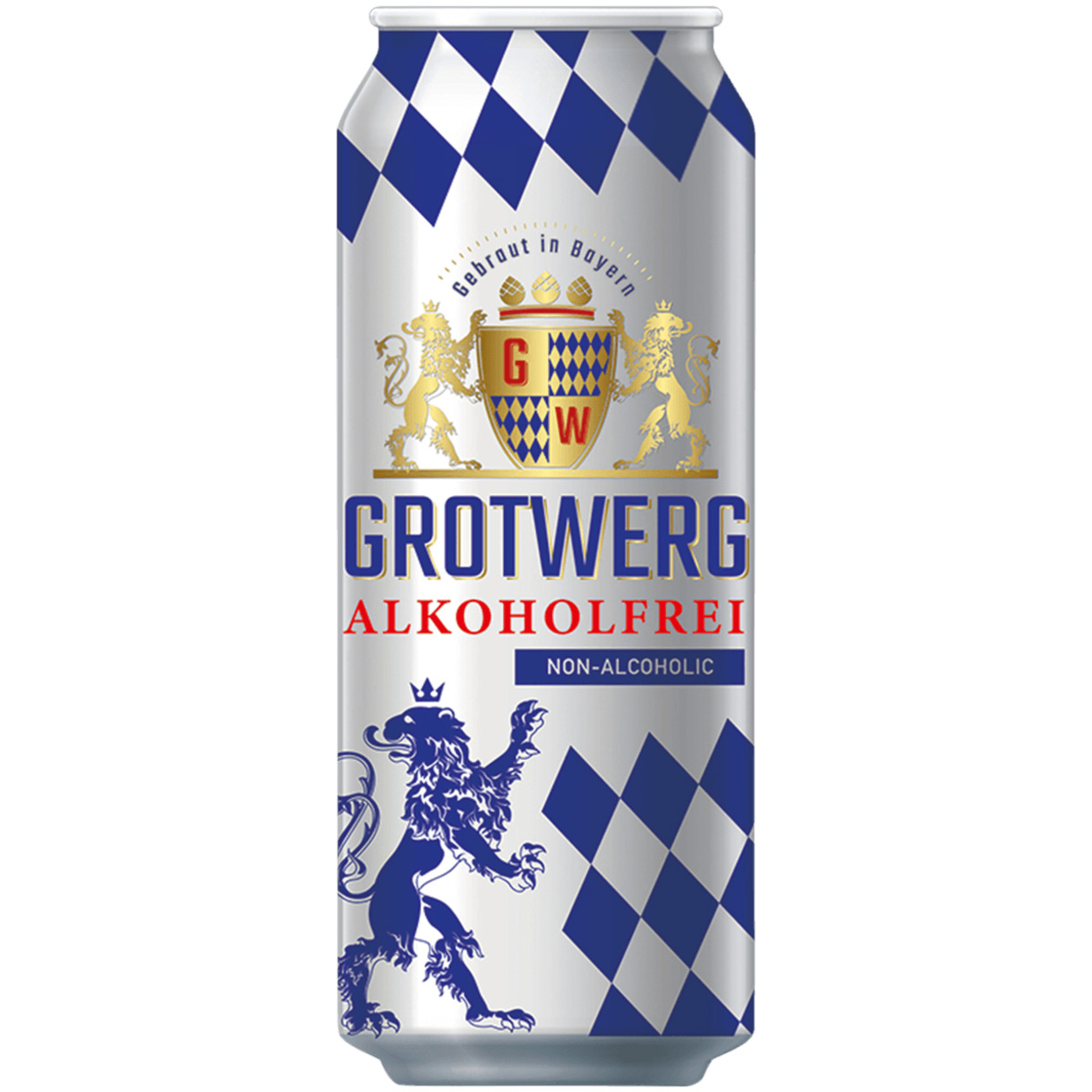Пиво Grotwerg безалкогольное светлое 0,5 л ж/б