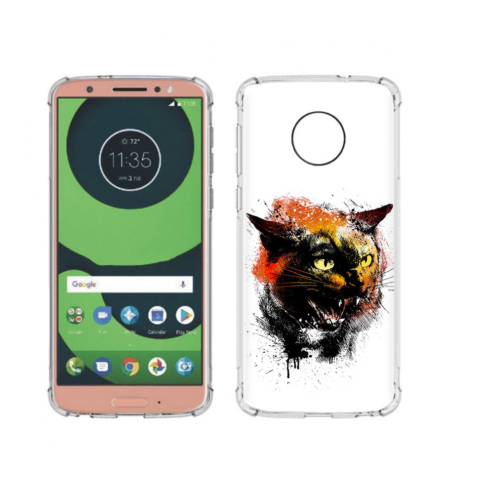 

Чехол MyPads Tocco для Motorola Moto G6 сиамский кот (PT99805.376.598), Прозрачный, Tocco