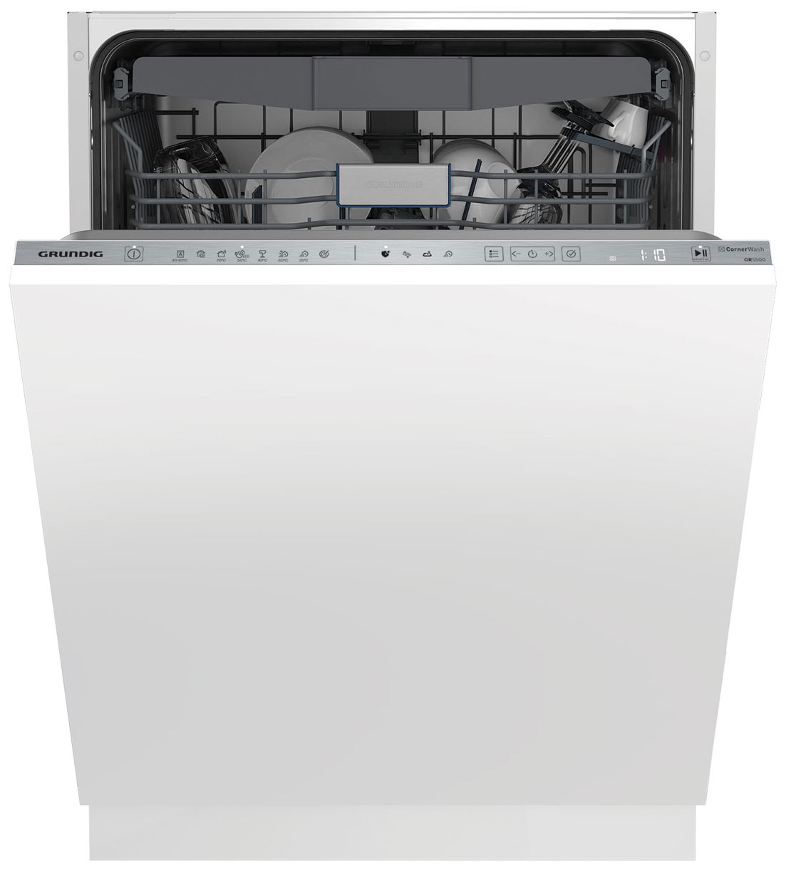 Встраиваемая посудомоечная машина Grundig GNVP4531C wash basin with overflow 36x13 cm ceramic white