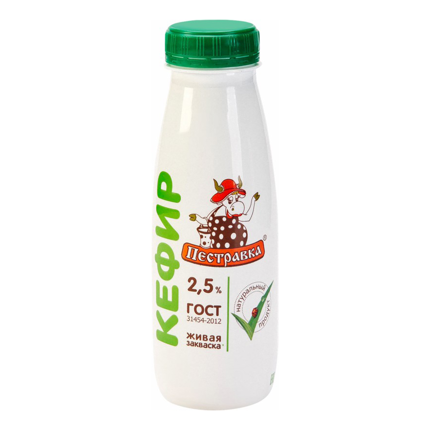 

Кефир Пестравка 2,5% БЗМЖ 270 г