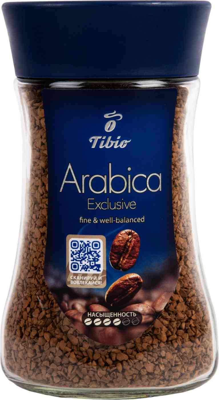 Кофе Tibio Arabica Exclusive растворимый 190 г