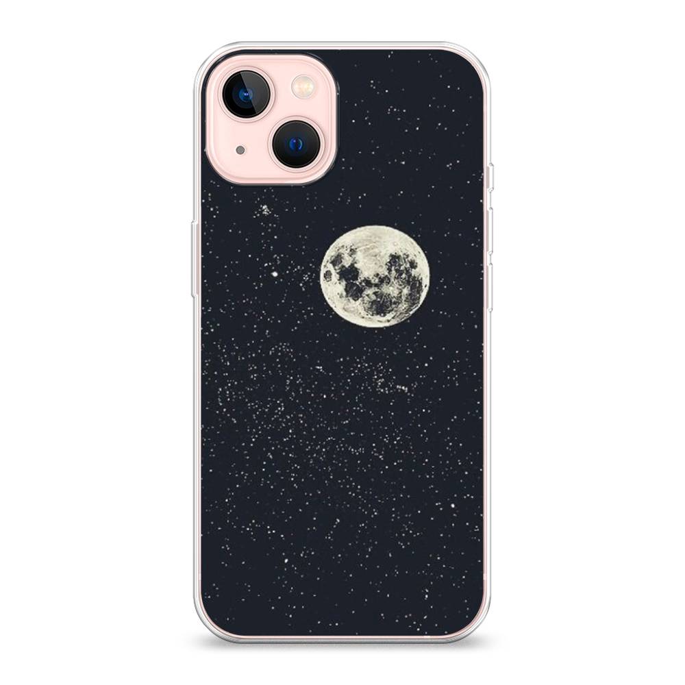 

Чехол на Apple iPhone 13 "Полнолуние", Красный, 14250-2