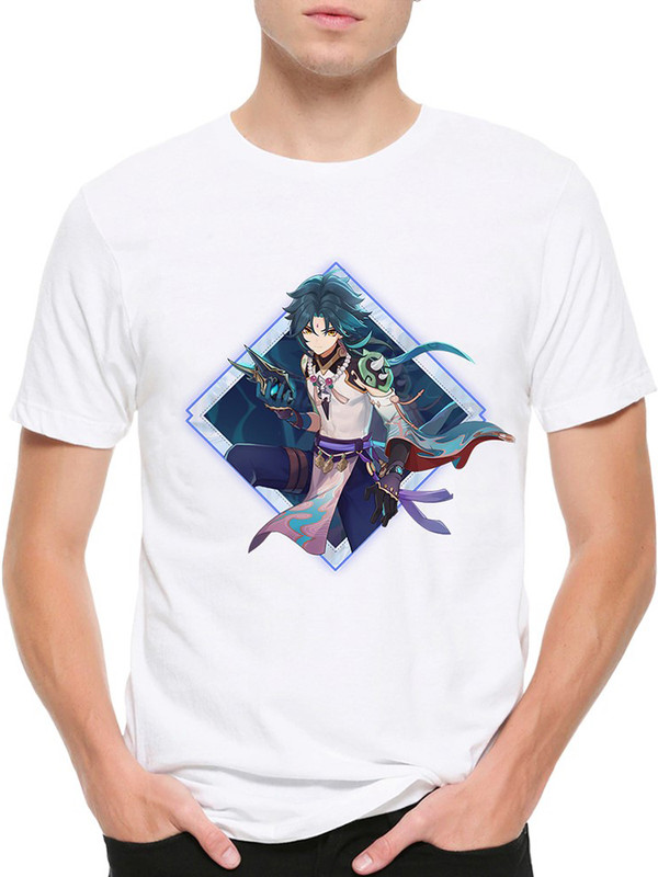 

Футболка мужская DreamShirts Studio Геншин Импакт / Genshin Impact / Сяо / Аниме белая 3XL, Белый, Геншин Импакт / Genshin Impact / Сяо / Аниме