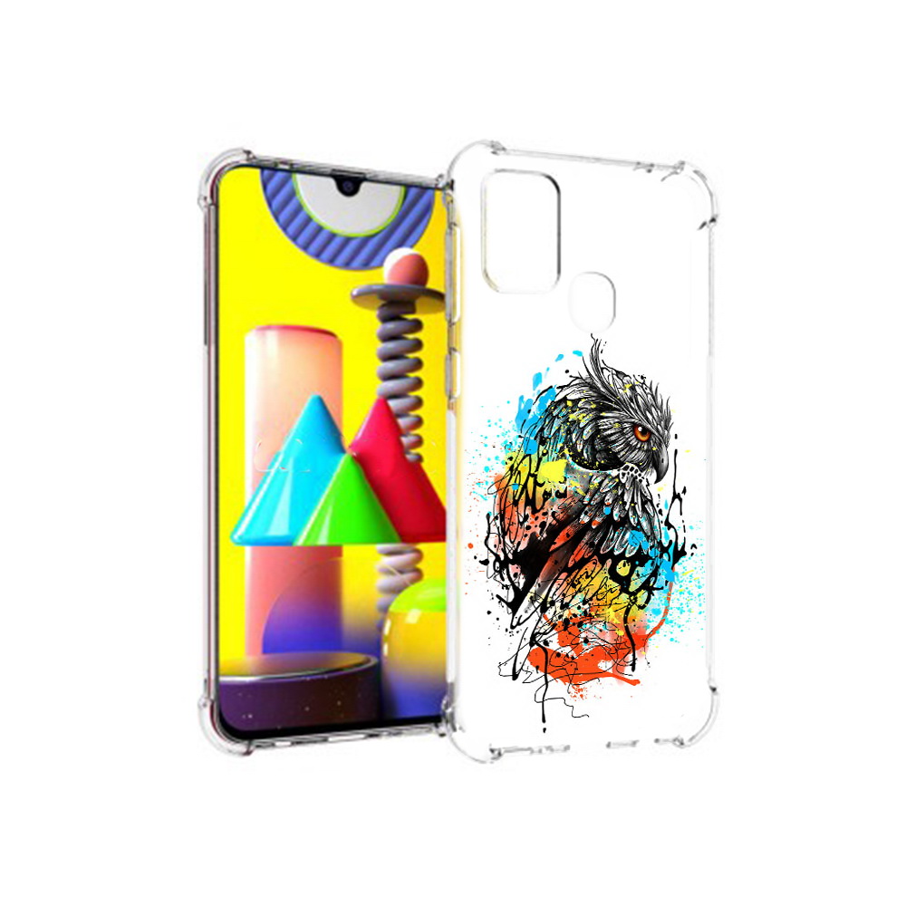 

Чехол MyPads Tocco для Samsung Galaxy M31 Творческая сова (PT147019.488.170), Прозрачный, Tocco