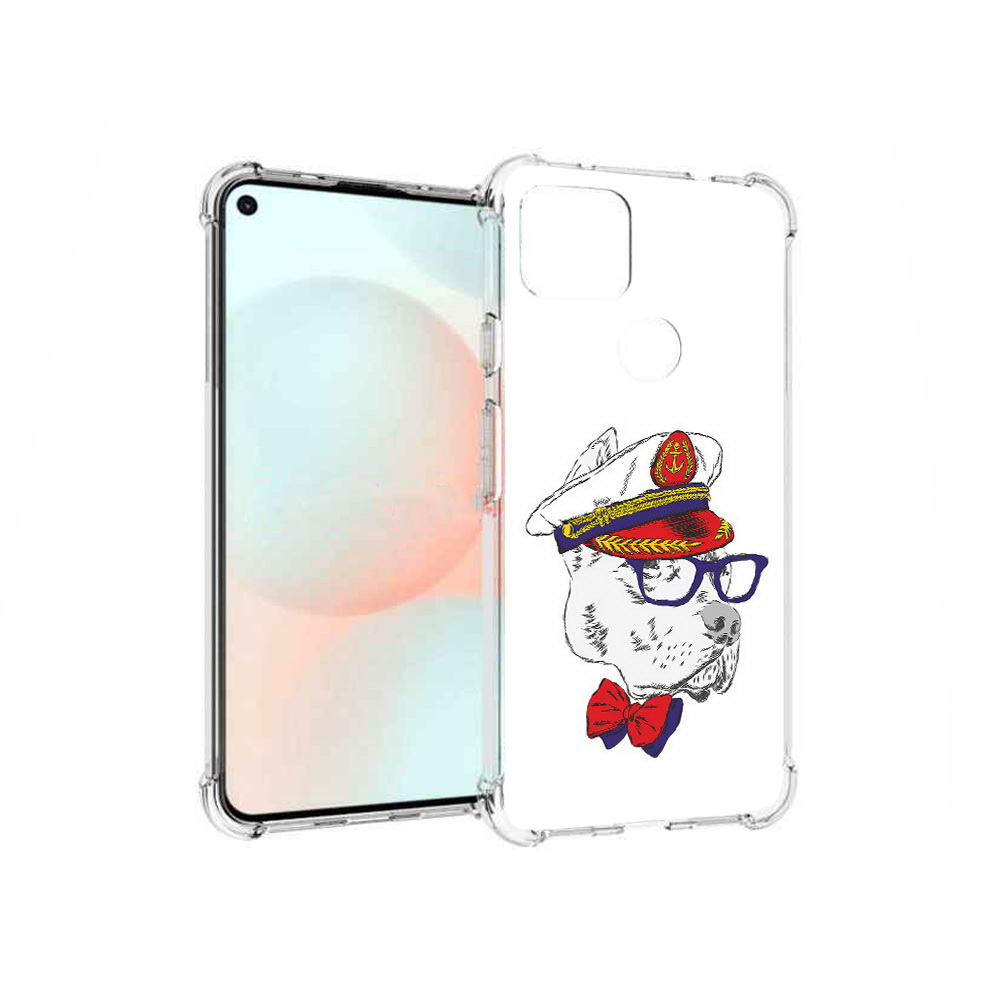 

Чехол MyPads Tocco для Google Pixel 5A бульдог, Прозрачный, Tocco