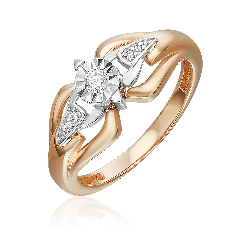 

Кольцо из золота р. 17 PLATINA jewelry 01-5730-00-101-1111, бриллиант, 01-5730-00-101-1111