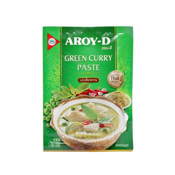 

Паста AROY-D Карри зеленая‎, 50 г