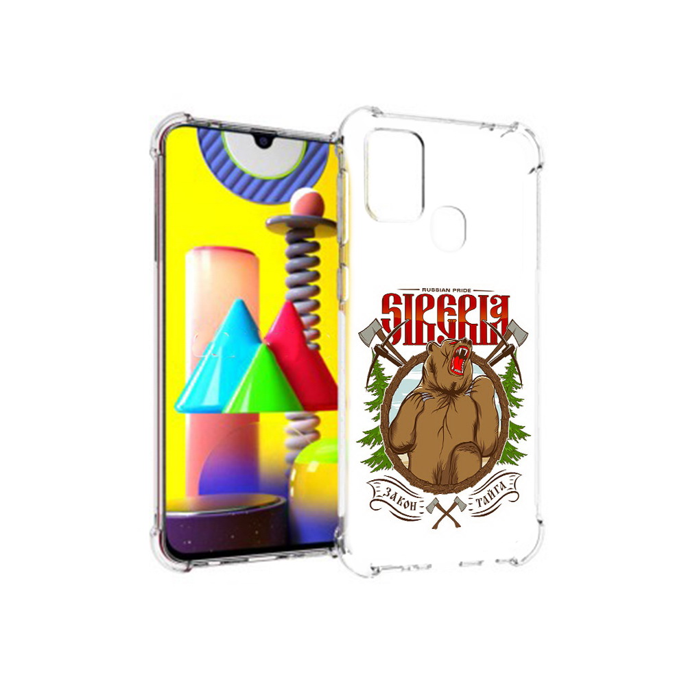 

Чехол MyPads Tocco для Samsung Galaxy M31 Тайга (PT147019.488.168), Прозрачный, Tocco