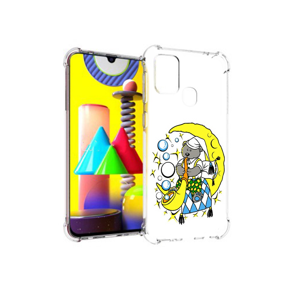 

Чехол MyPads Tocco для Samsung Galaxy M31 Сырная луна (PT147019.488.167), Прозрачный, Tocco