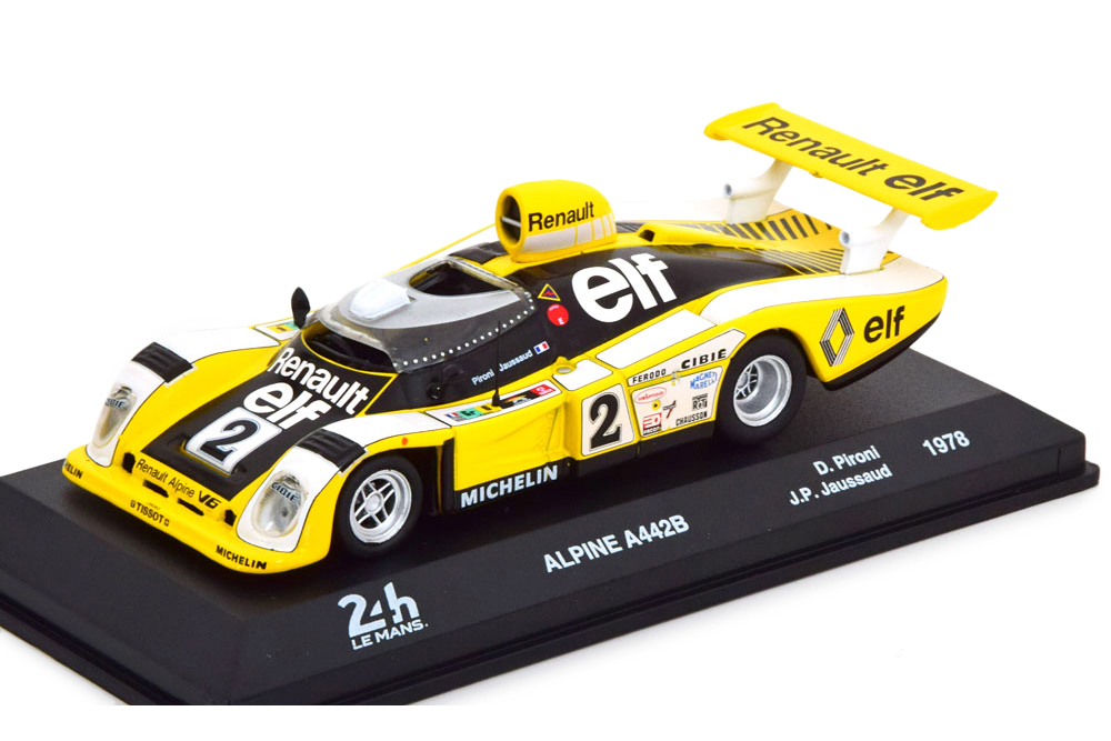 

Renault-alpine A442B #2 "renault sport" winner le mans 1978 pironi - jaussaud, Желтый