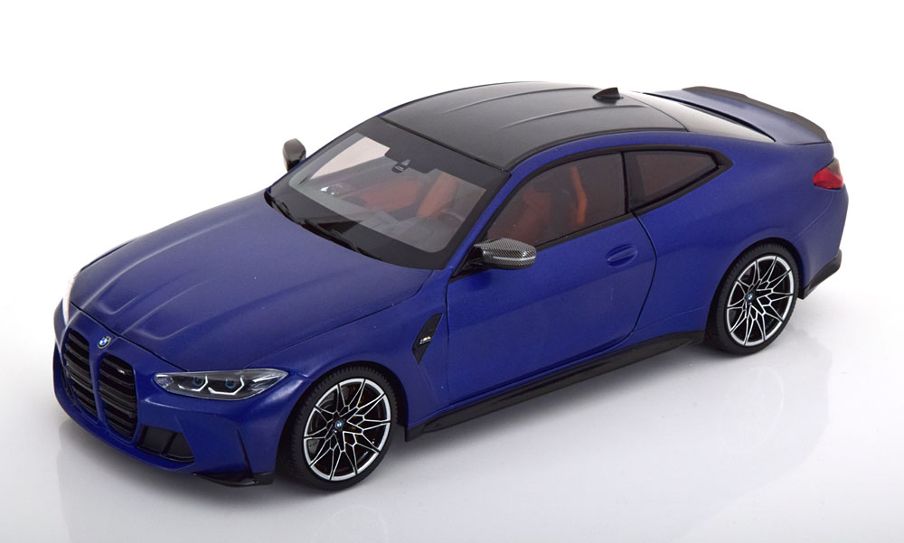 

Модель коллекционная MINICHAMPS Bmw M4 2020 blue metallic / бмв М4 синий металлик
