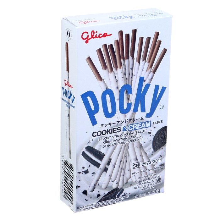 Палочки поки GLICO со вкусом шоколадного печенья Oreo с кремом, 40 г