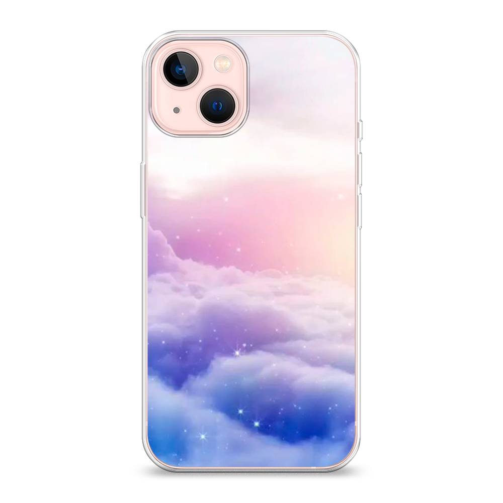 

Чехол на Apple iPhone 13 "Небеса", Голубой;белый;розовый, 14250-2