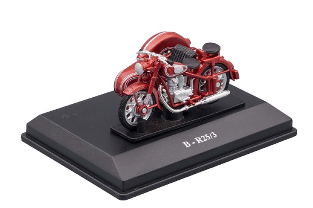 Модель коллекционная CARARAMA Bmw R25/3 motorcycle with sidecar red-burgundy