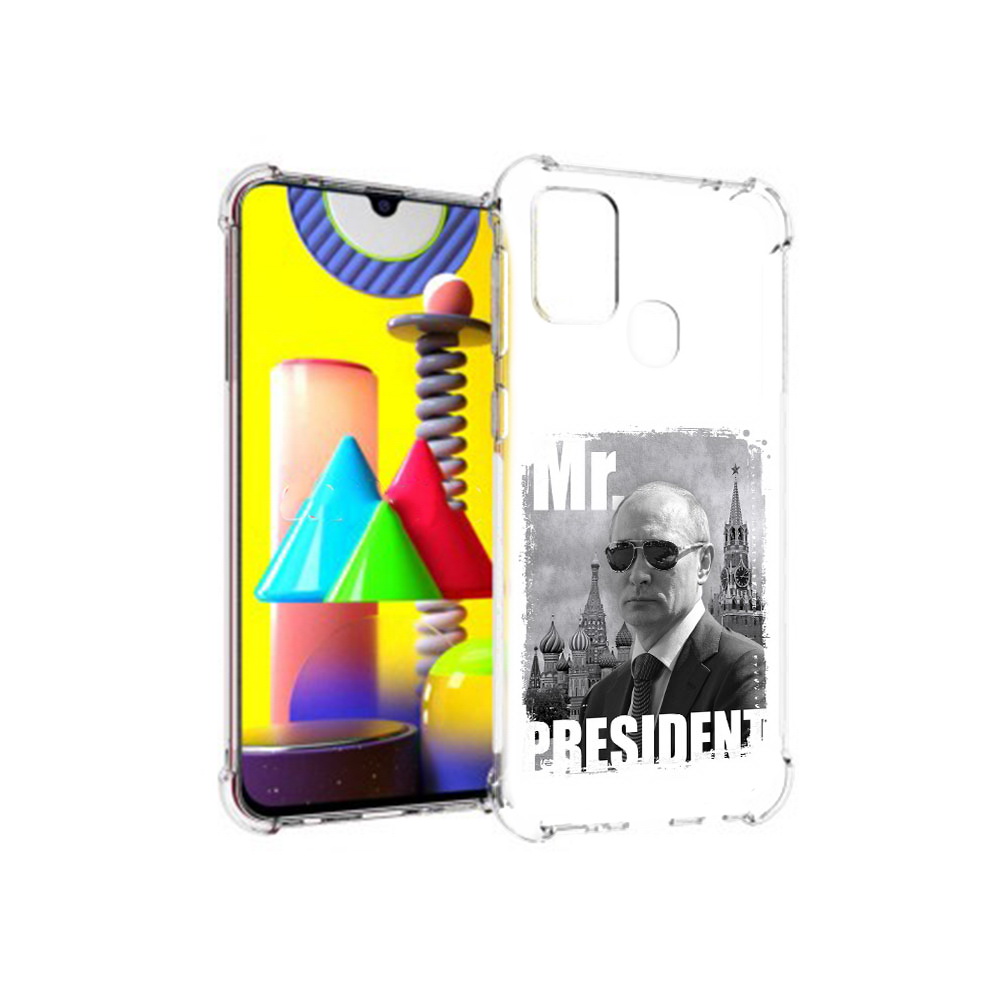 

Чехол MyPads Tocco для Samsung Galaxy M31 Путин (PT147019.488.141), Прозрачный, Tocco