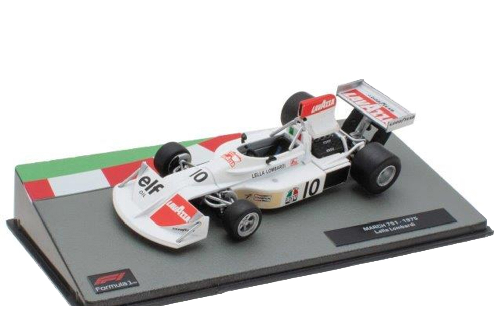 

Модель коллекционная ALTAYA March 751 #10 march-ford lella lombardi 1975, Белый