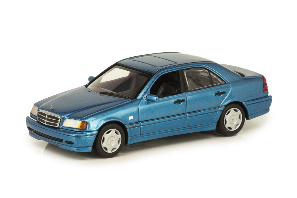 

Модель коллекционная Mercedes c-class 1997 blue metallic / мерседес ц-класс синий
