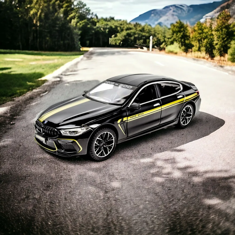 

Машинка металлическая BMW M8 1:24, Черный, 2