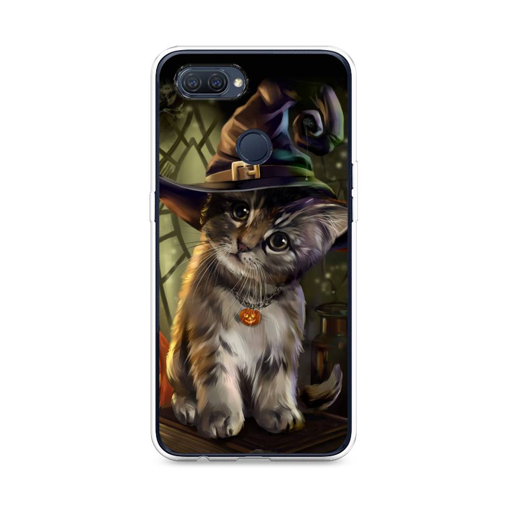 

Чехол Awog на Oppo A12 "Кот на Хэллоуин", Разноцветный, 253450-2