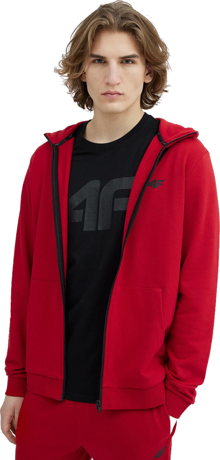 

Толстовка мужская 4F 4FSS23TSWSM354 красная 3XL, Красный, 4FSS23TSWSM354