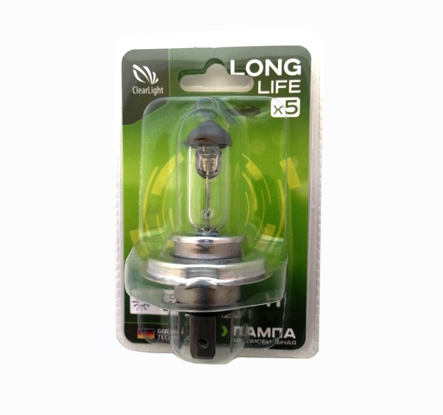 фото Лампа h11 12v-55w longlife (блистер 1 шт) clearlight