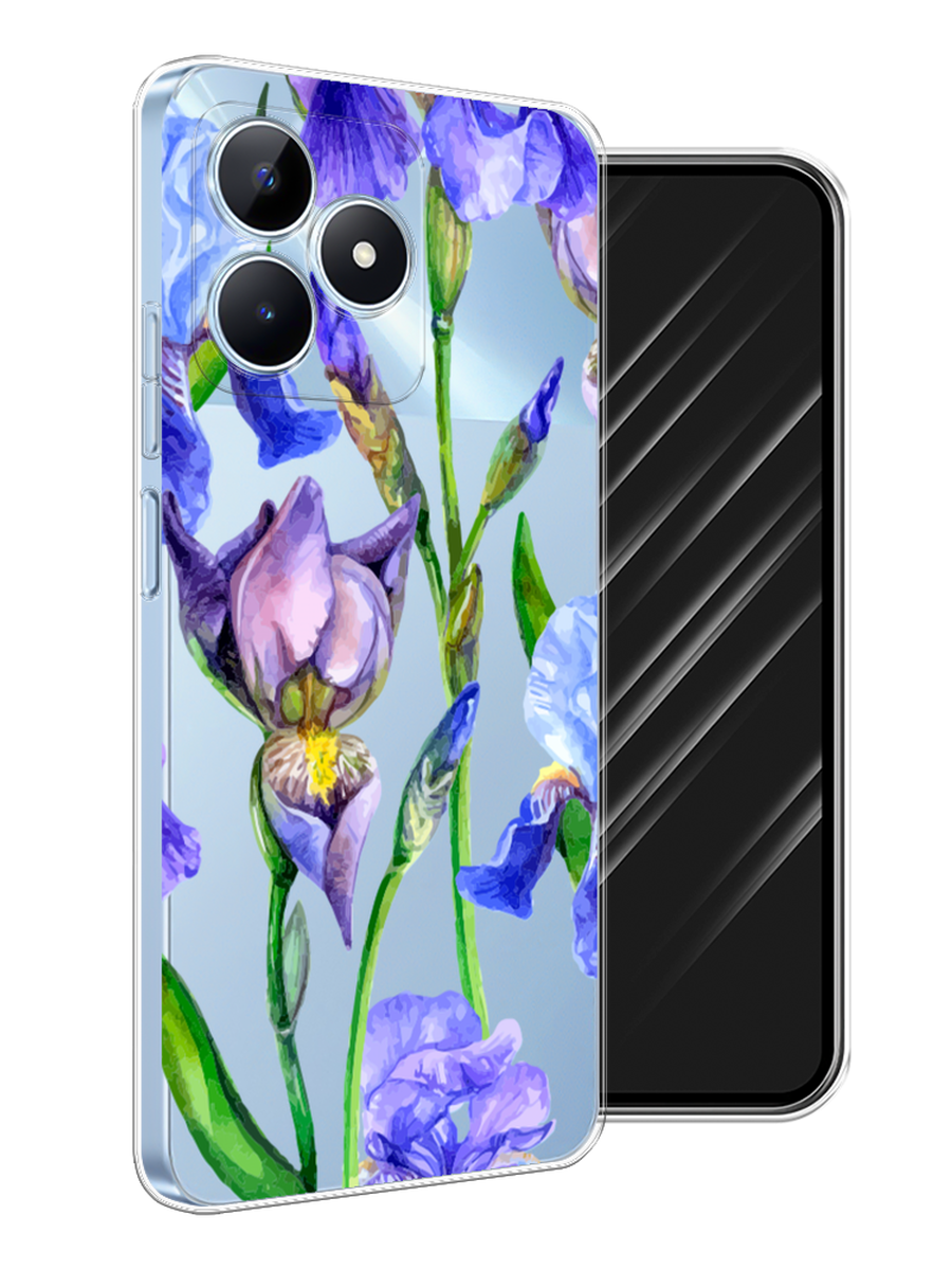 

Чехол Awog на Realme C60 "Синие ирисы", Фиолетовый;голубой;зеленый, 2516550-1