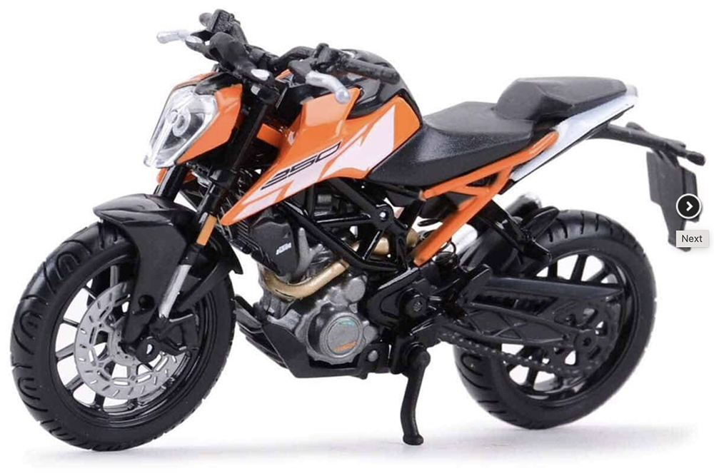 

Модель коллекционная BBURAGO Ktm 250 duke / ктм 250 дюк, Оранжевый