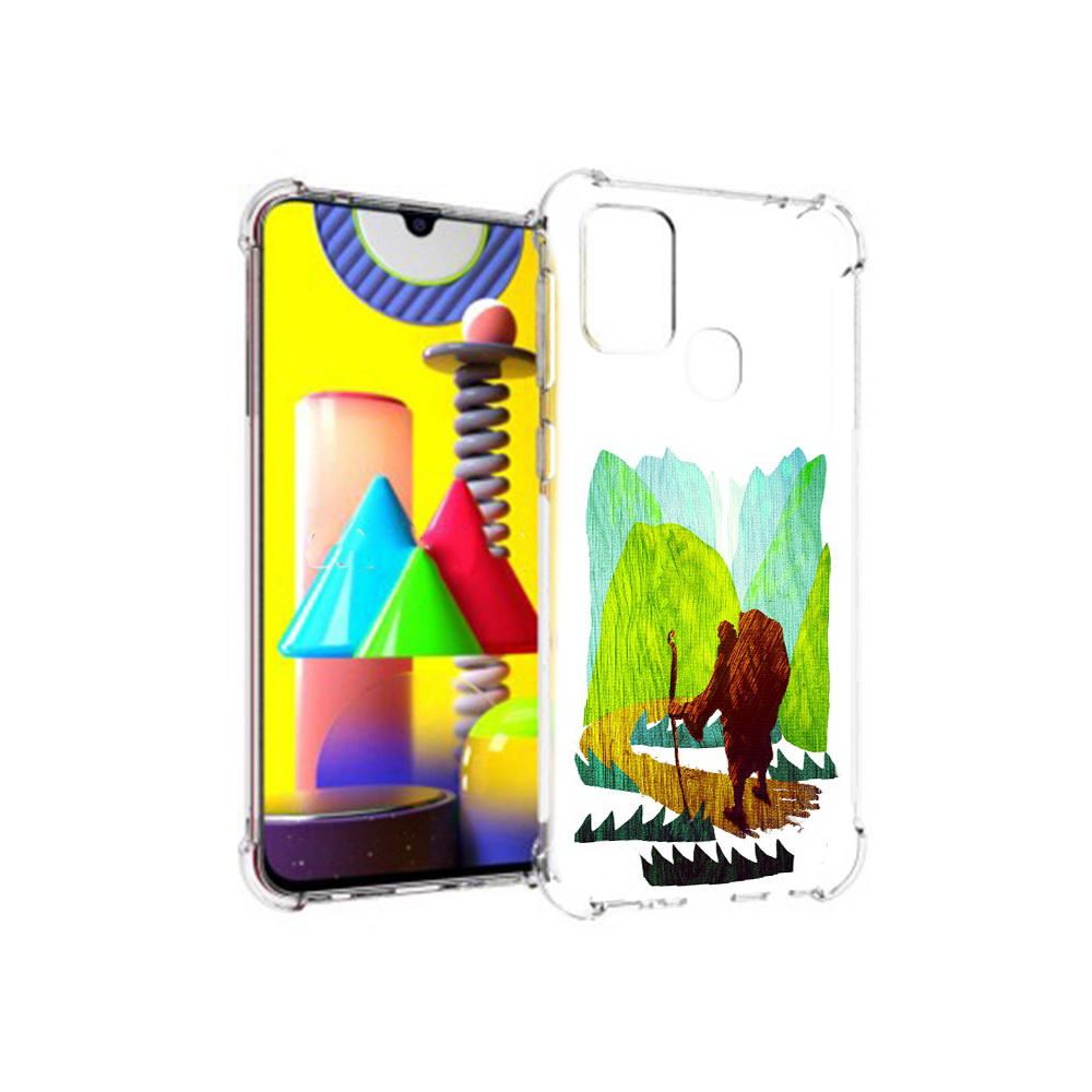 

Чехол MyPads Tocco для Samsung Galaxy M31 Лесная тропа (PT147019.488.106), Прозрачный, Tocco
