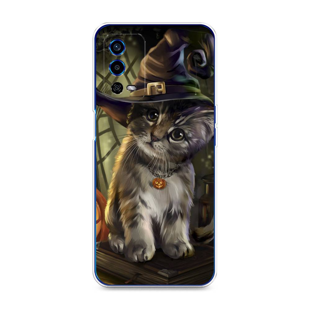 

Чехол Awog на Oppo A55 4G "Кот на Хэллоуин", Разноцветный, 259150-2