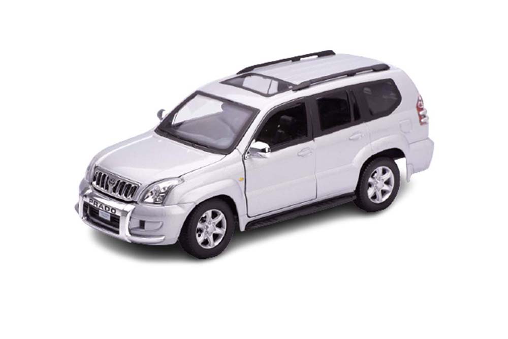 Модель коллекционная CARARAMA Toyota land cruiser prado suv silver