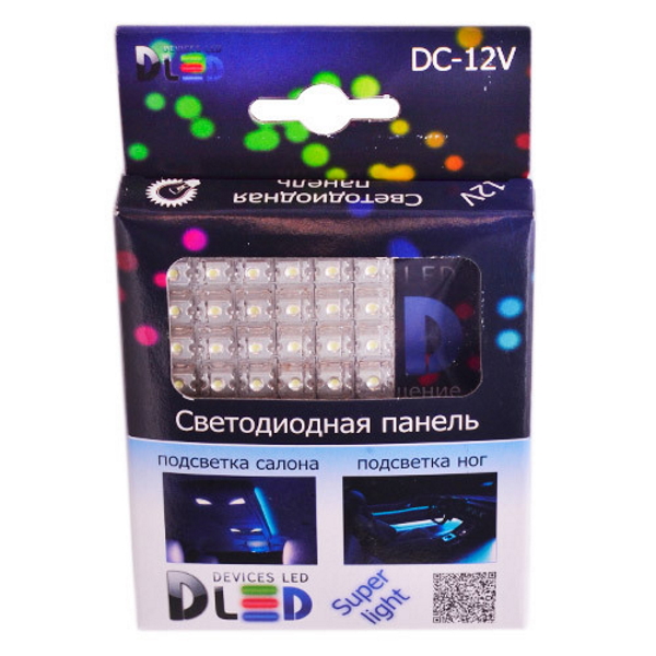 

Светодиодная панель в плафон автомобиля 30 Led Super-Flux