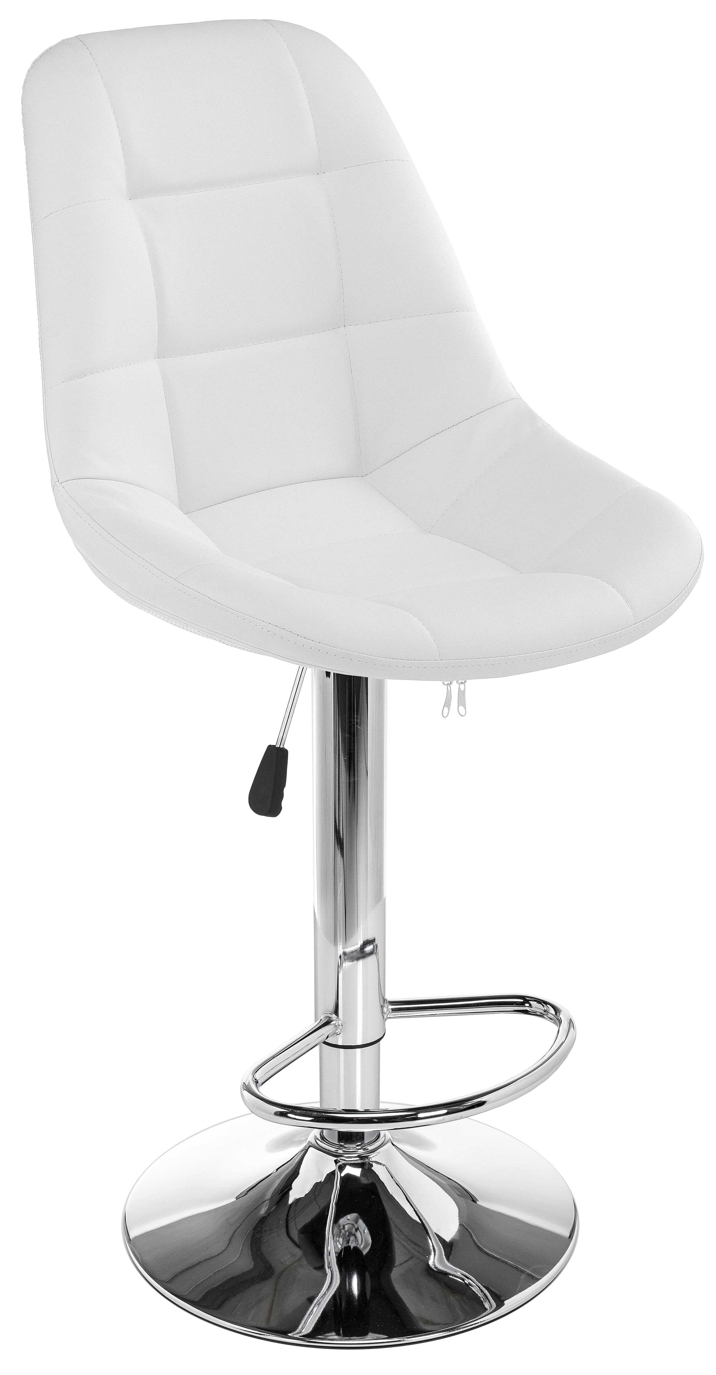 

Барный стул ЛайфМебель Eames WO_1385, хром/белый, Eames