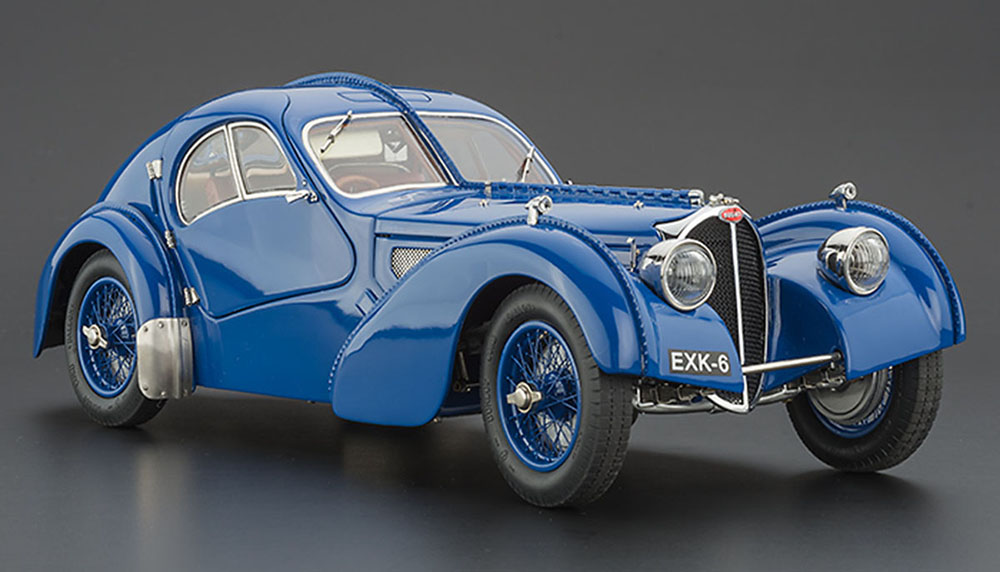 Модель коллекционная CMC Bugatti type 57 sc atlantic 1938 blue